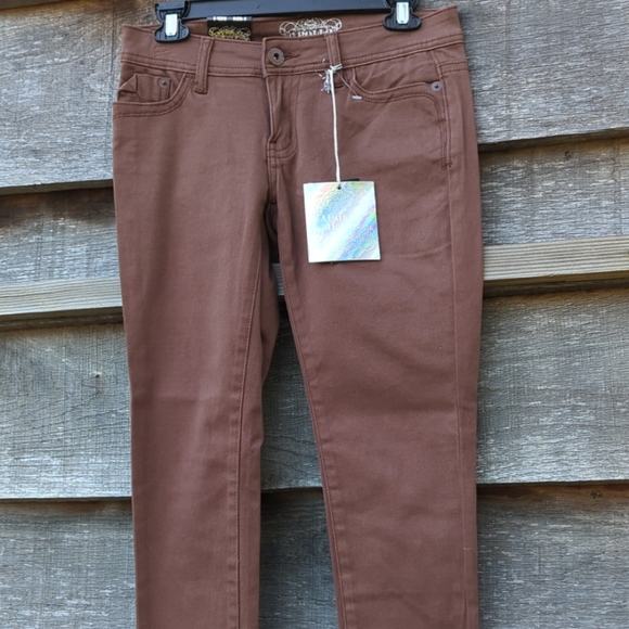 APOLLO Jeans Luscious Stretch Brushed Denim Ankle Skinny Pants Women NWT - Picture 12 of 12